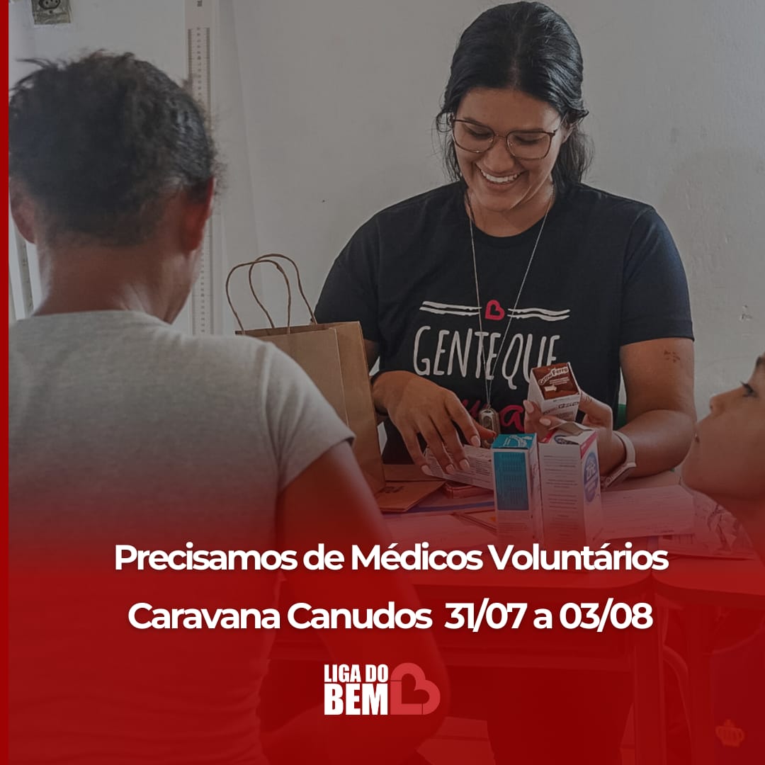 PRECISAMOS DE MÉDICOS VOLUNTÁRIOS! ❤️